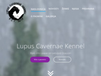 Frontpage screenshot for site: Naslovnica - Lupus Cavernae Kennel patuljasti šnauceri (https://lupuscavernaekennel.eu/)