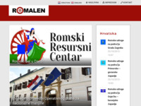 Frontpage screenshot for site: (http://www.romalen.com)