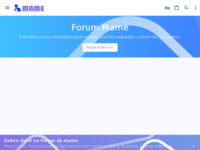 Frontpage screenshot for site: Mame - forum za mame (https://mame.hr)