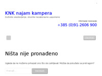 Frontpage screenshot for site: Kamper najam – KNK (http://www.kampernajam-knk.com.hr)