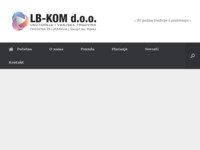 Frontpage screenshot for site: ŽELJEZARIJA LB-KOM d.o.o. RIJEKA (https://lbkom.com/)