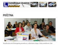 Frontpage screenshot for site: (http://www.autoskola-dugave.hr/)