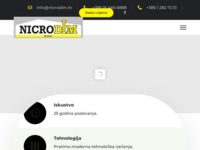 Frontpage screenshot for site: Nicrodim d.o.o. (http://nicrodim.hr/)