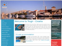 Frontpage screenshot for site: Trogir Online (http://www.trogir-online.com)