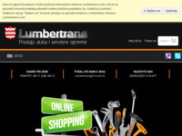 Frontpage screenshot for site: Lumbertrans d.o.o. (http://lumbertrans.com/)