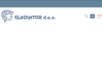 Frontpage screenshot for site: Gladiator d.o.o. (http://www.gladiator.hr/)