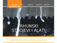 Frontpage screenshot for site: (http://www.zeljezo.hr/)