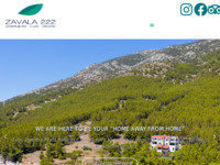 Frontpage screenshot for site: Apartmani Zavala (http://www.zavala-zavala.com)