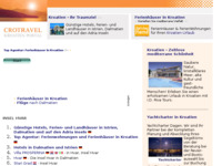 Frontpage screenshot for site: (http://www.kroatien-links.de/insel-hvar.htm)