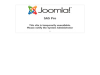 Frontpage screenshot for site: (http://www.sas-pro.hr/)