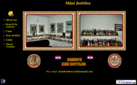 Slika naslovnice sjedišta: Kolekcija bočica (http://www.minibottles.ueuo.com)