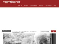 Frontpage screenshot for site: Virovitica online (http://www.virovitica.net)