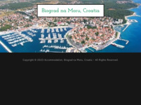 Frontpage screenshot for site: Biograd na moru (http://www.biograd.com/)