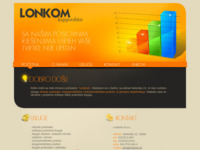 Frontpage screenshot for site: (http://www.lonkom.hr)