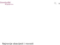 Frontpage screenshot for site: Samoborček, Samobor (http://www.samoborcek.hr/)