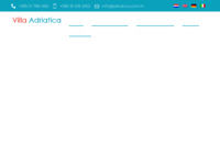 Frontpage screenshot for site: Villa Adriatica Dramalj (http://www.adriatica.com.hr)