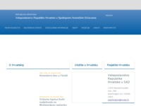Frontpage screenshot for site: (http://www.croatiaemb.org/)