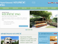 Frontpage screenshot for site: (http://www.stupicicpag.com/)