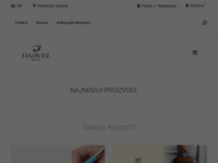 Frontpage screenshot for site: Darvel d.o.o. - poslovni darovi (http://www.darvel.hr)