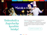 Frontpage screenshot for site: Zagrebačko kazalište lutaka (http://www.zkl.hr)