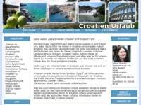 Frontpage screenshot for site: Privatni i hotelski smještaj u Hrvatskoj (http://www.croatien-urlaub.ch)