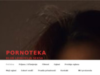 Frontpage screenshot for site: (http://www.pornoteka.net)