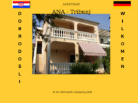 Frontpage screenshot for site: Apartmani Ana, Tribunj (http://www.inet.hr/~adebogov/)