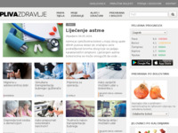Frontpage screenshot for site: Plivazdravlje.hr (http://www.plivazdravlje.hr/)