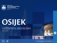 Frontpage screenshot for site: Grad Osijek (http://www.osijek.hr)