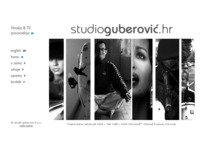 Frontpage screenshot for site: Filmska i TV proizvodnja (http://www.studioguberovic.hr/)