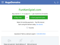 Frontpage screenshot for site: Funken spiel (http://www.funkenspiel.com)