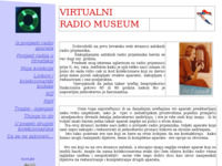 Frontpage screenshot for site: Virtualni radio muzej (http://free-sk.htnet.hr/radio_museum/)