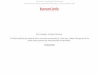 Frontpage screenshot for site: (http://www.baruni.info)