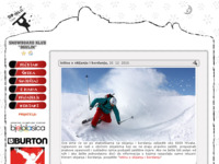 Slika naslovnice sjedišta: Snowboard klub Ogulin, Bjelolasica (http://www.snowboard-ogulin.hr/)