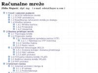Frontpage screenshot for site: Računalne mreže (http://mreze.layer-x.com)