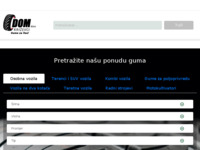 Frontpage screenshot for site: DOM d.o.o., Križevci (http://www.dom-krizevci.hr/)
