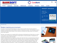 Frontpage screenshot for site: Banksoft - Računalne usluge u bankarstvu (http://www.banksoft.hr)
