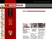 Frontpage screenshot for site: Folklor (http://www.hrvatskifolklor.net/)