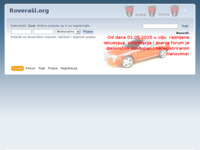 Frontpage screenshot for site: Roverasi.org - Prvi hrvatski rover fan club (http://www.roverasi.org)