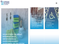 Frontpage screenshot for site: Udruga slijepih Zagreb (http://www.udruga-slijepih-zagreb.hr/)