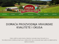 Frontpage screenshot for site: Mesna industrija Cerovski (http://www.mesna-industrija-cerovski.hr/)