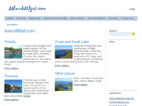 Frontpage screenshot for site: Otok Mljet - informacije o otoku i fotogalerija (http://www.islandmljet.com)