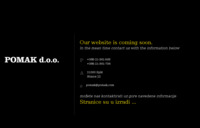 Frontpage screenshot for site: Pomak d.o.o. (http://www.pomak.com/)
