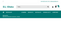 Frontpage screenshot for site: Elektronički sklopovi i elektroinstalacijski materijal (http://www.ellabo.hr/)