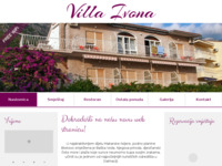Frontpage screenshot for site: Villa Ivona - Baška Voda (http://www.villa-ivona.com)
