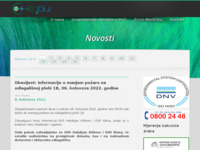 Frontpage screenshot for site: Ekoplus d.o.o. (http://www.ekoplus.hr/)