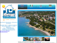 Frontpage screenshot for site: Apartmani Valentinovo - Klenovica (http://www.apartment-cro.com/)