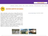 Frontpage screenshot for site: Solara Design, zaštita od sunca (http://www.solaradesign.hr)