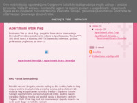 Frontpage screenshot for site: Apartmani otok Pag (http://apartmani-otok-pag.blogspot.com/)