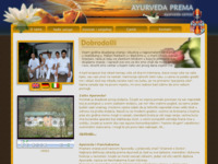 Frontpage screenshot for site: Ayurveda i Panchakarma (http://www.ayurveda-prema.com)